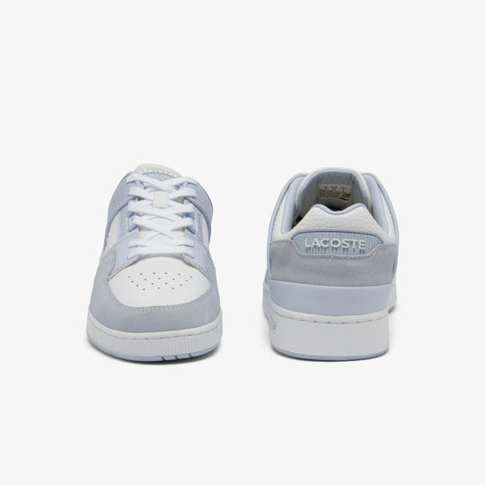 Women's Court Cage Leather Trainers   - 47SFA0045