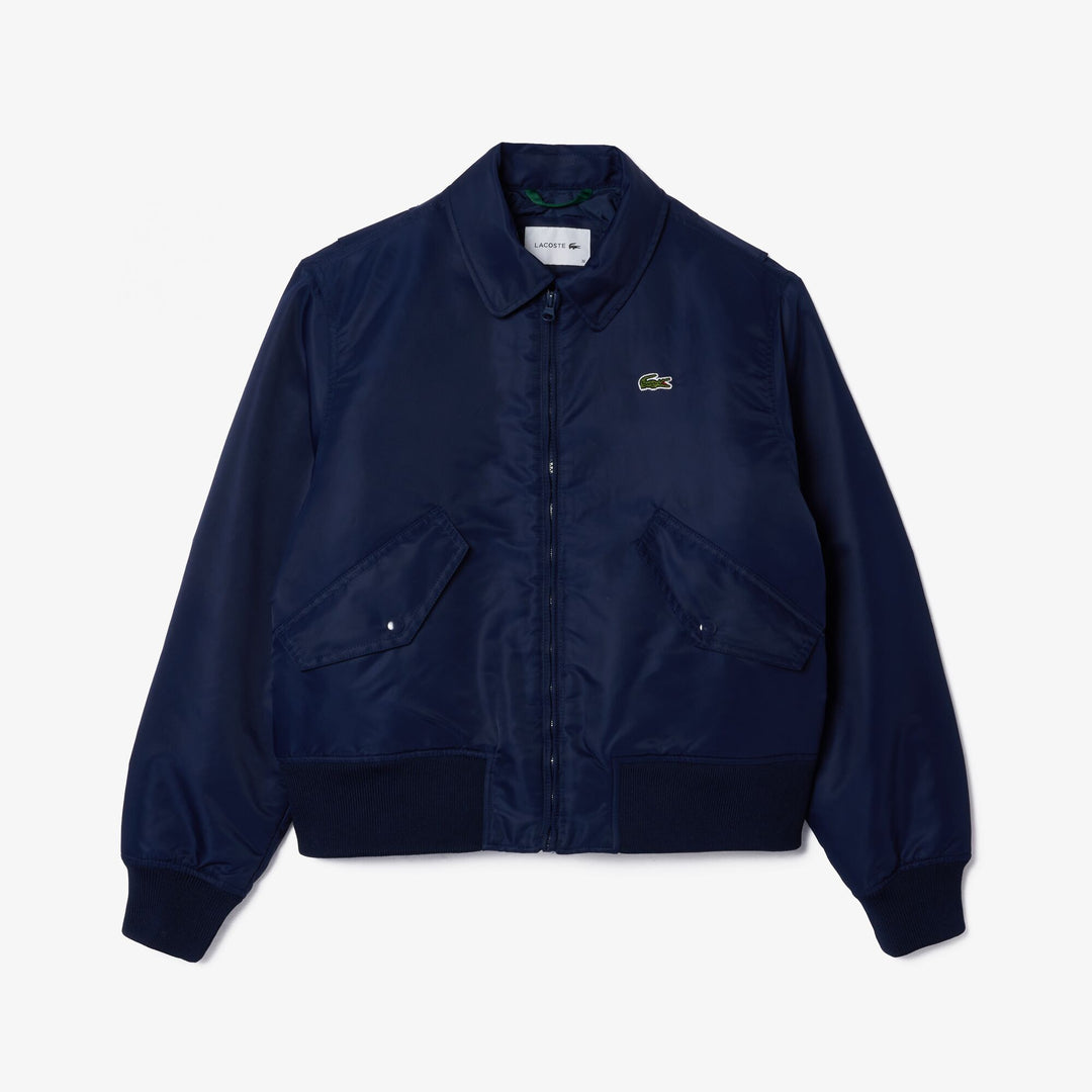 Oversized Logo Back Nylon Bomber Jacket  - BF0756 - MYHOLDAL LEBANON