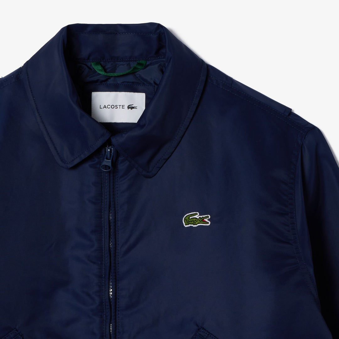 Oversized Logo Back Nylon Bomber Jacket  - BF0756 - MYHOLDAL LEBANON