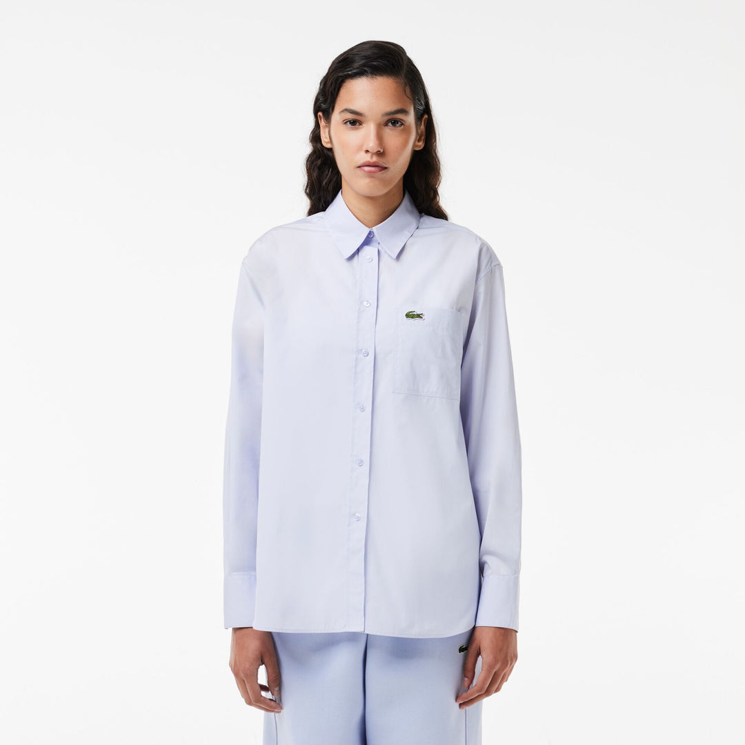 Oversized Fit Cotton Poplin Shirt - CF7706