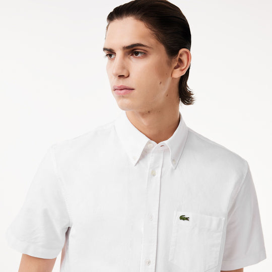 Regular Fit Short Sleeved Oxford Shirt - CH1917