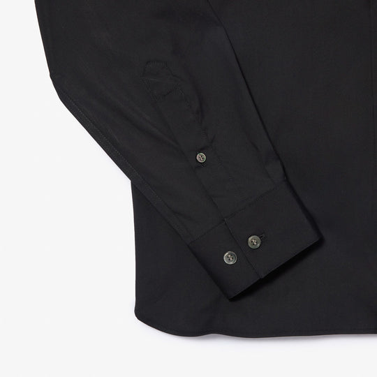Men's Lacoste Slim Fit French Collar Cotton Poplin Shirt - CH5253