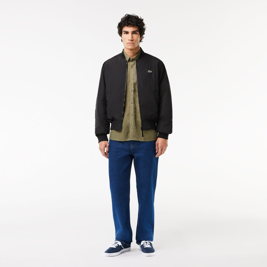 Men’s Lacoste Short Sleeve Linen Shirt - CH5699