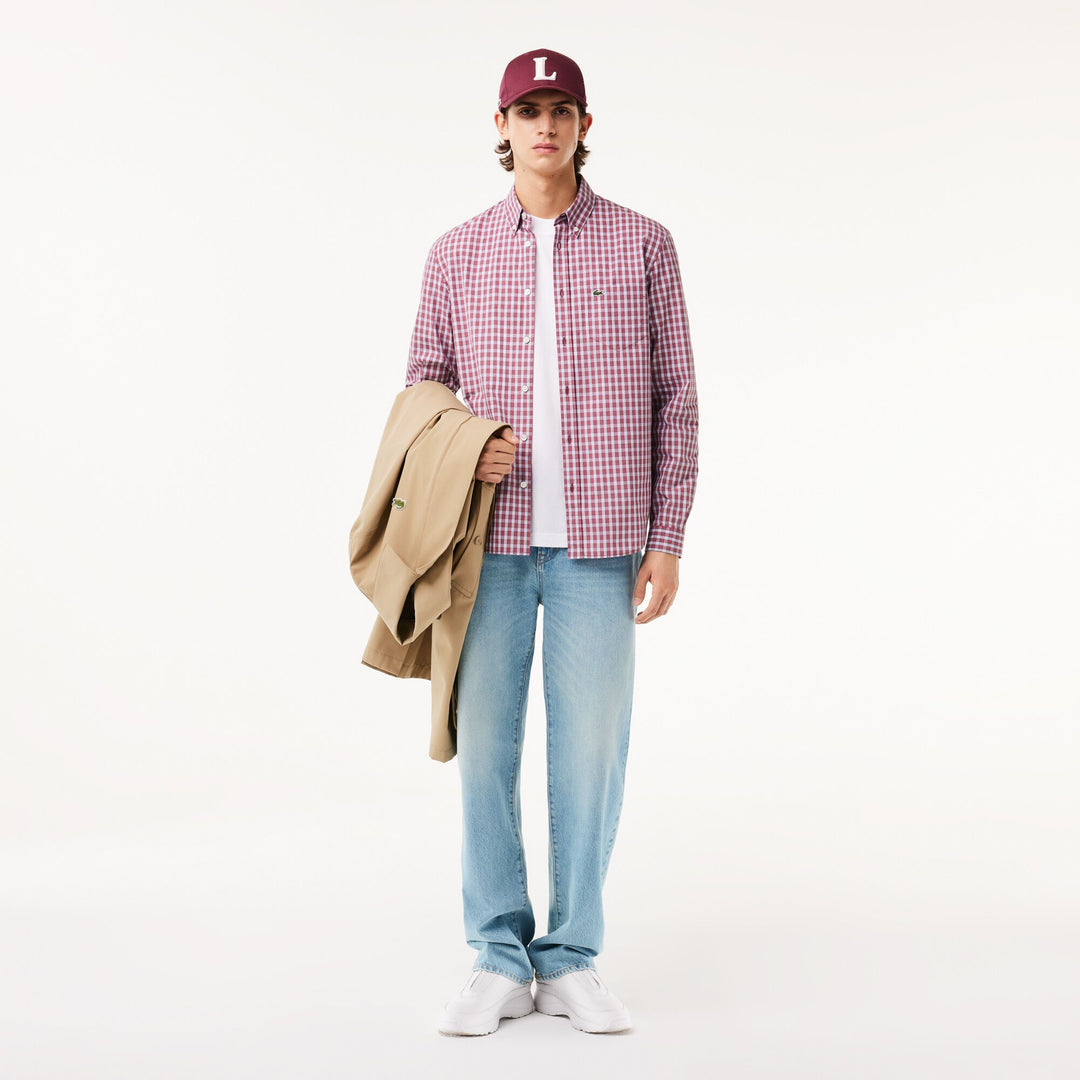 Regular Fit Plaid Poplin Shirt - CH6981