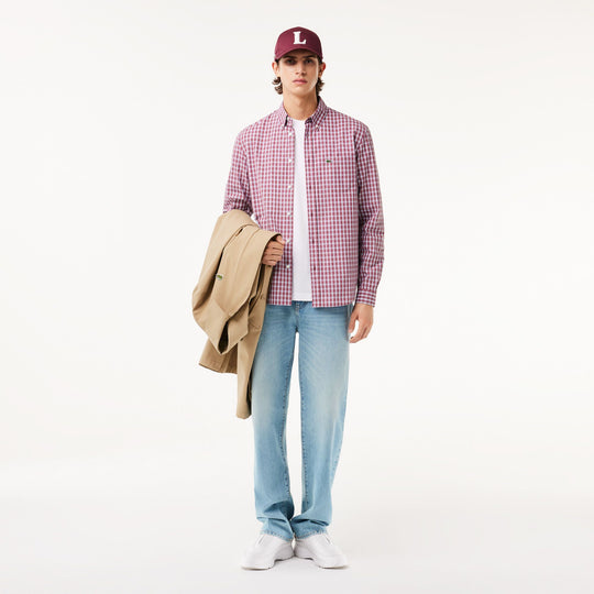 Regular Fit Plaid Poplin Shirt - CH6981