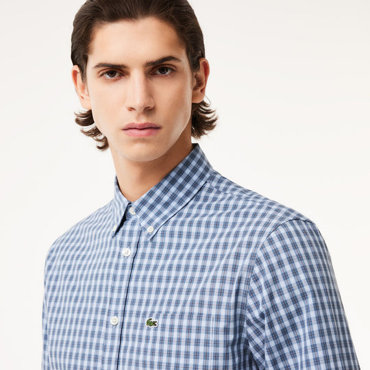 Regular Fit Plaid Poplin Shirt - CH6981