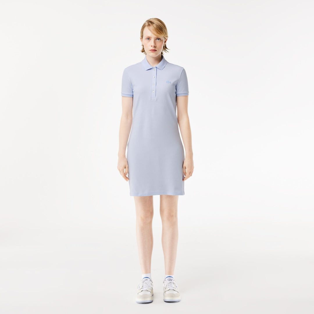 Women's Stretch Cotton Pique Polo Dress - EF5473