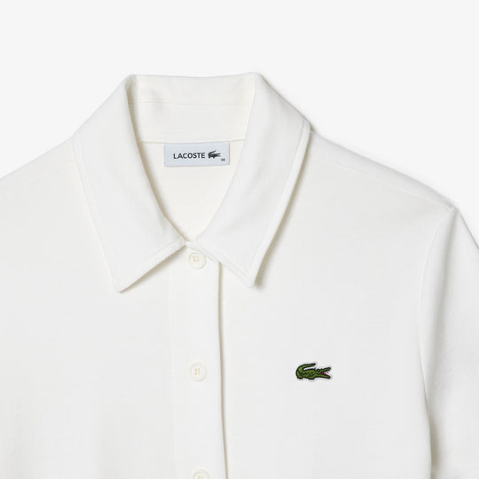 Women’s Lacoste Organic Cotton Buttoned Polo Dress - EF6922