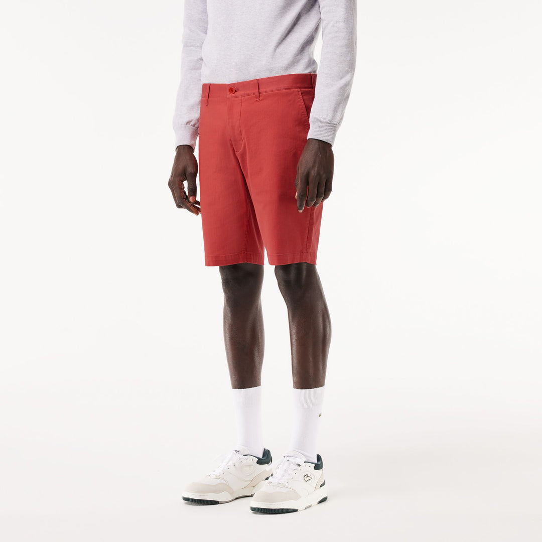 Men's Slim Fit Stretch Cotton Bermuda Shorts - FH2647