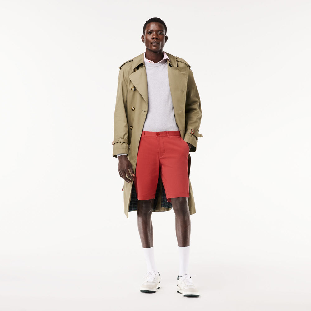 Men's Slim Fit Stretch Cotton Bermuda Shorts - FH2647