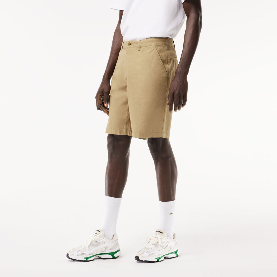 Cotton Gabardine Chino Bermuda Shorts  - FH8140