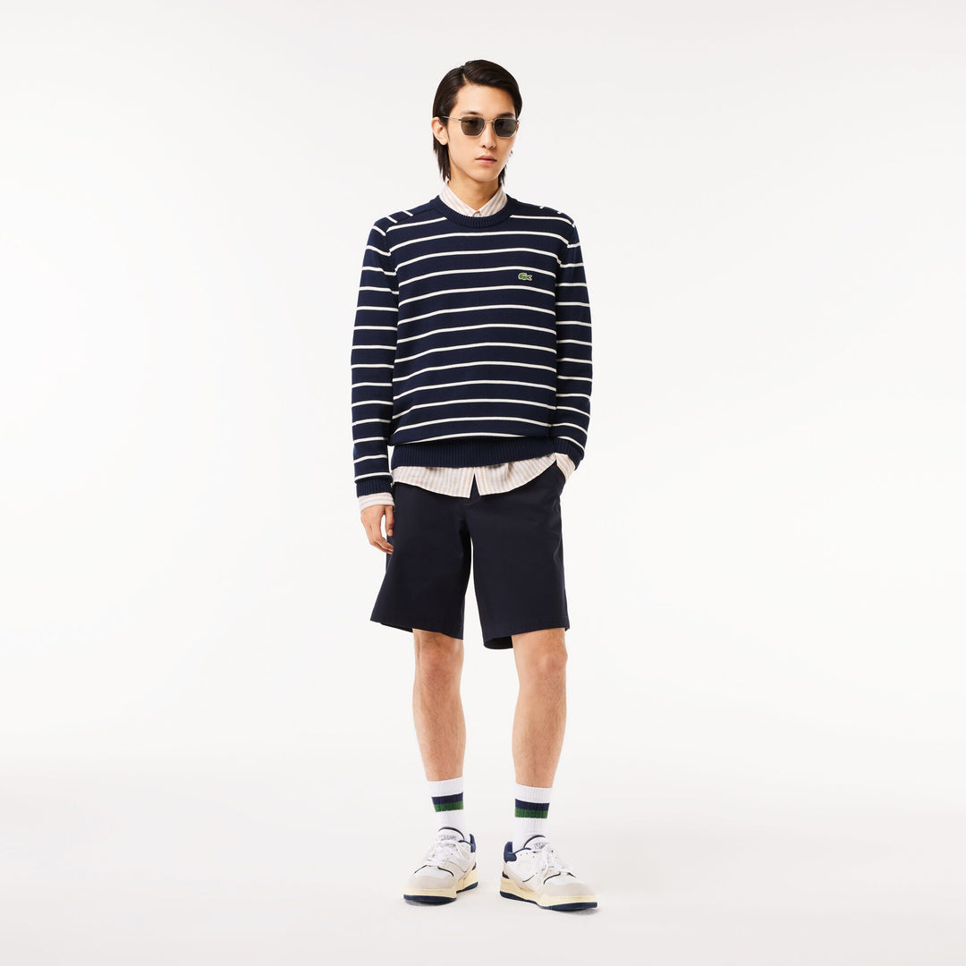 Cotton Gabardine Chino Bermuda Shorts  - FH8140