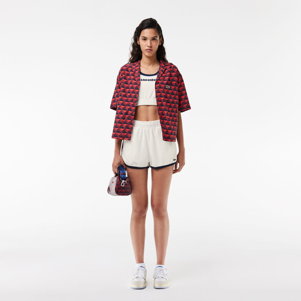 Contrast Trim Short Terry Shorts - GF7269 - MYHOLDAL LEBANON
