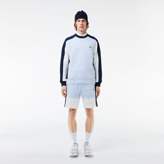 Regular Fit Brushed Fleece Colourblock Jogger Shorts - GH1319 - MYHOLDAL LEBANON
