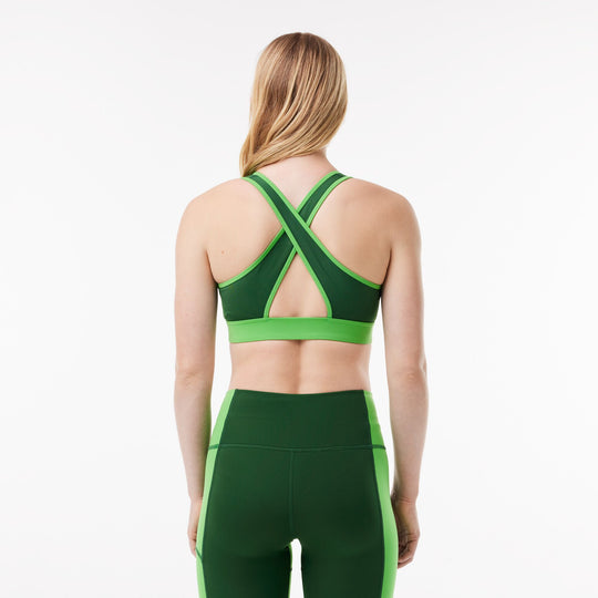 Medium Support Colour-Block Stretch Sport Bralette - IF7320