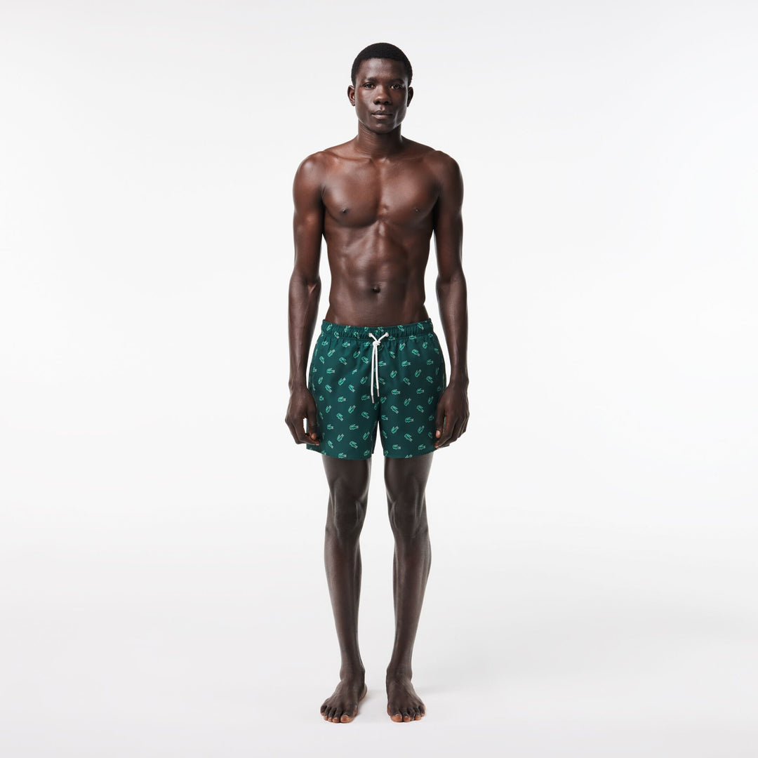 Crocodile Print Swim Trunks  - MH7188