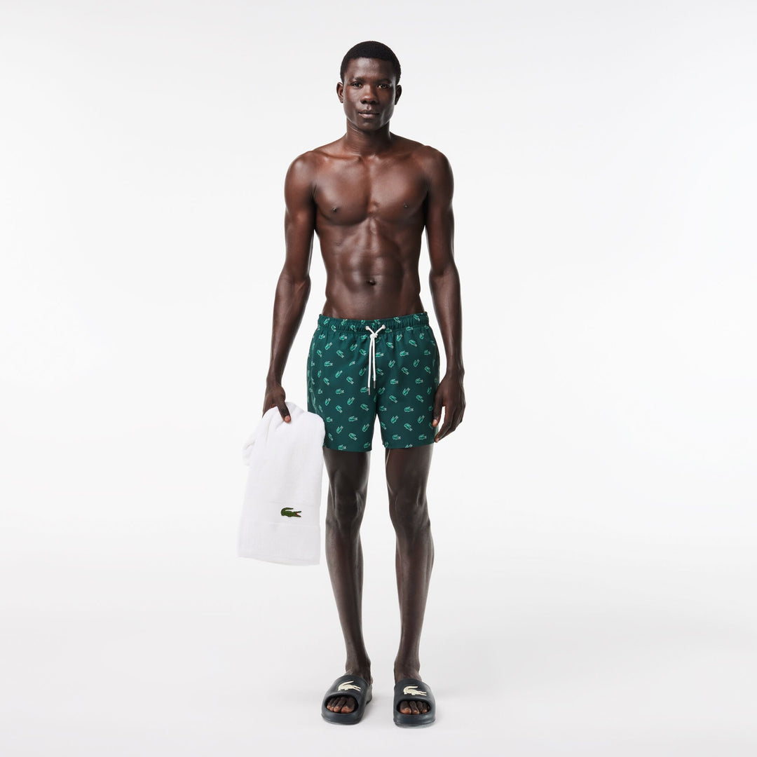 Crocodile Print Swim Trunks  - MH7188