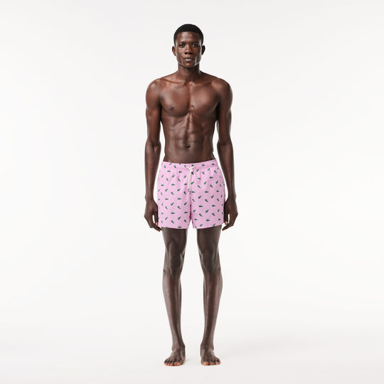 Crocodile Print Swim Trunks  - MH7188