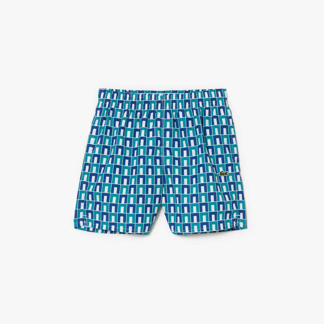 Monogram Print Swim Trunks - MJ7946