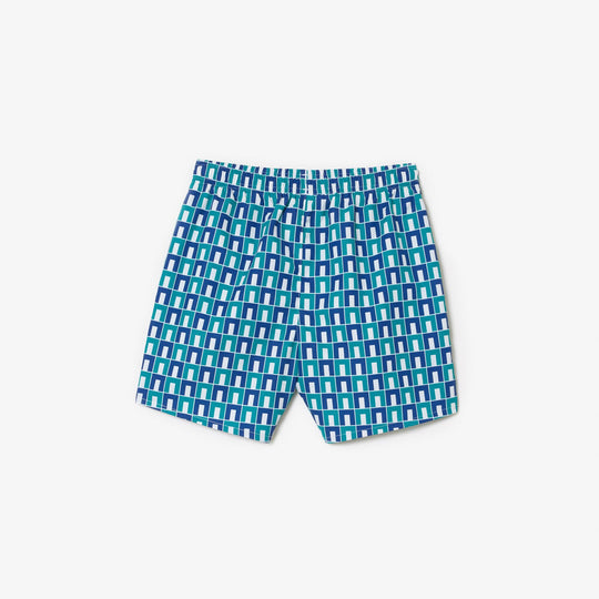 Monogram Print Swim Trunks - MJ7946