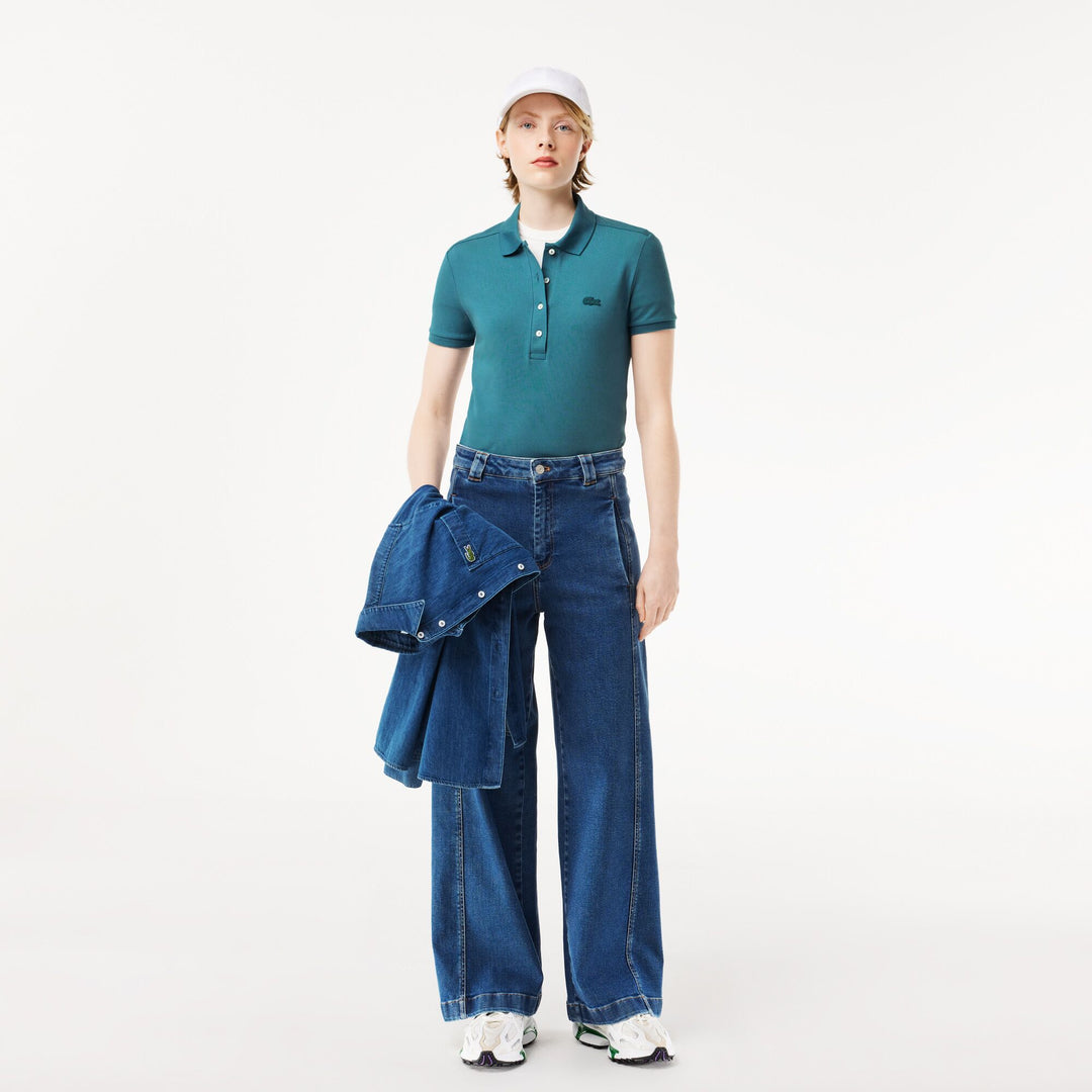 L.12.D Slim Fit Stretch Mini Pique Polo Shirt - PF5462
