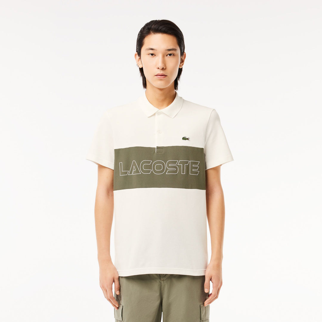 Regular Fit Stretch Pique Colourblock Polo Shirt - PH1470 - MYHOLDAL LEBANON