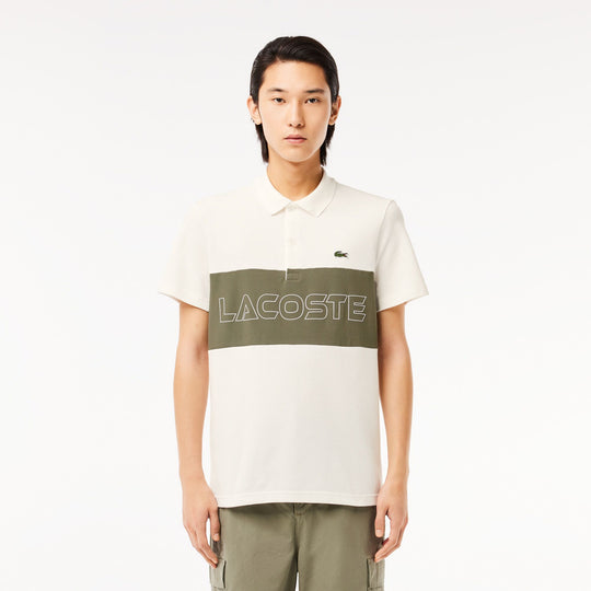 Regular Fit Stretch Pique Colourblock Polo Shirt - PH1470 - MYHOLDAL LEBANON
