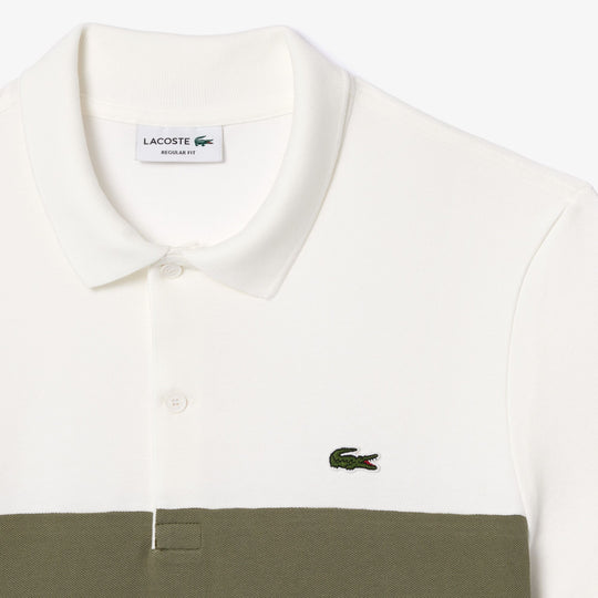 Regular Fit Stretch Pique Colourblock Polo Shirt - PH1470 - MYHOLDAL LEBANON