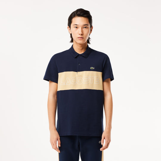 Regular Fit Stretch Pique Colourblock Polo Shirt - PH1470 - MYHOLDAL LEBANON
