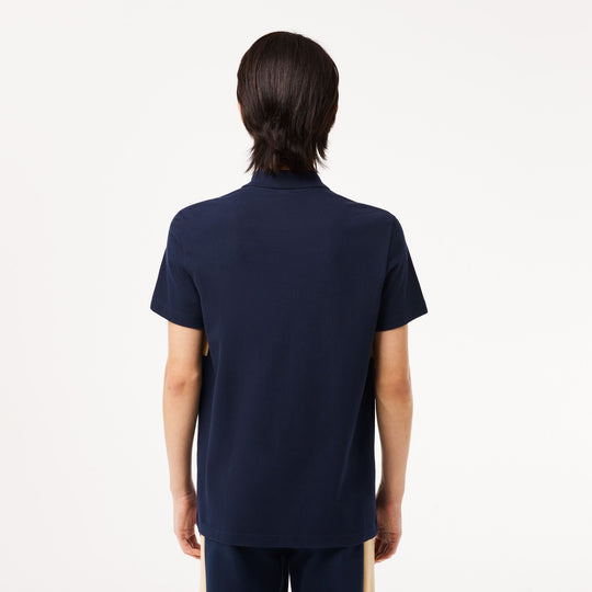 Regular Fit Stretch Pique Colourblock Polo Shirt - PH1470 - MYHOLDAL LEBANON