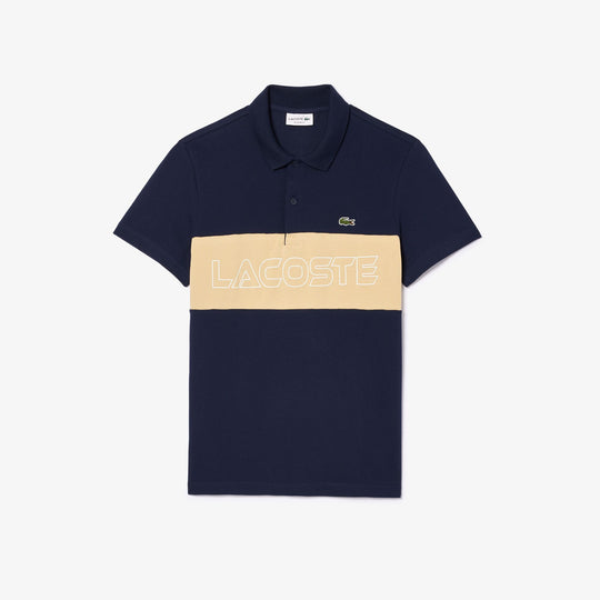Regular Fit Stretch Pique Colourblock Polo Shirt - PH1470 - MYHOLDAL LEBANON