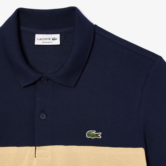 Regular Fit Stretch Pique Colourblock Polo Shirt - PH1470 - MYHOLDAL LEBANON