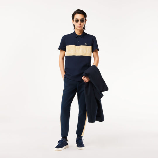 Regular Fit Stretch Pique Colourblock Polo Shirt - PH1470 - MYHOLDAL LEBANON
