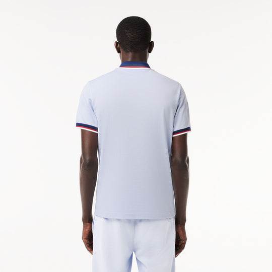 Regular Fit Stretch Cotton Pique Contrast Collar Polo Shirt - PH3461