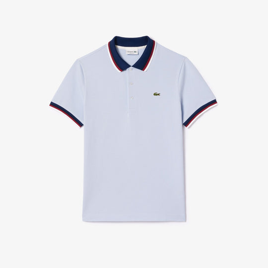 Regular Fit Stretch Cotton Pique Contrast Collar Polo Shirt - PH3461