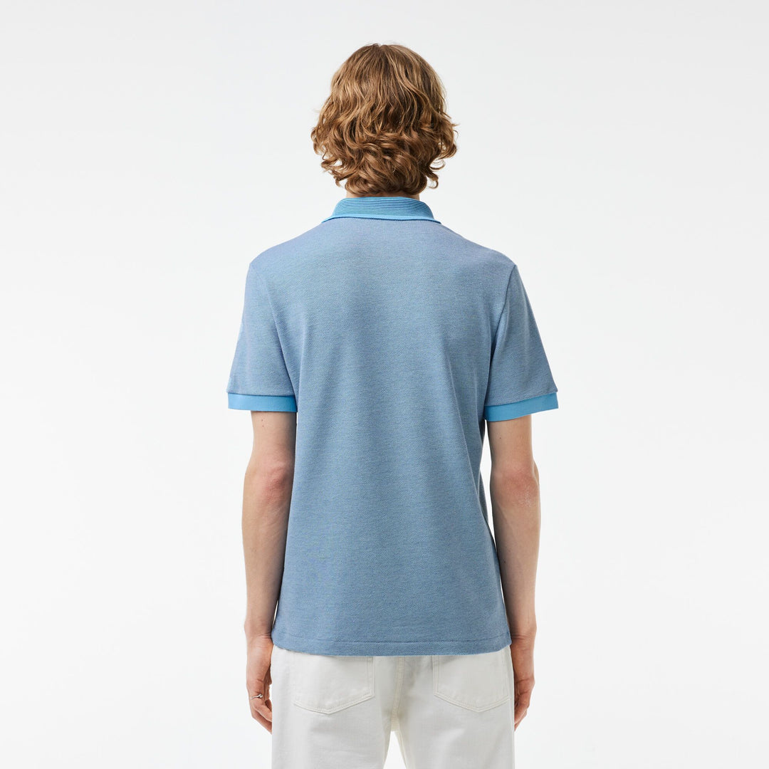 Regular Fit Contrast Caviar Texturized Pique Polo Shirt  - PH7359