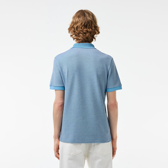 Regular Fit Contrast Caviar Texturized Pique Polo Shirt  - PH7359