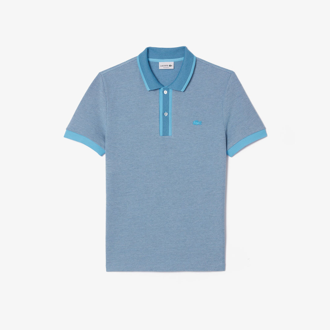 Regular Fit Contrast Caviar Texturized Pique Polo Shirt  - PH7359