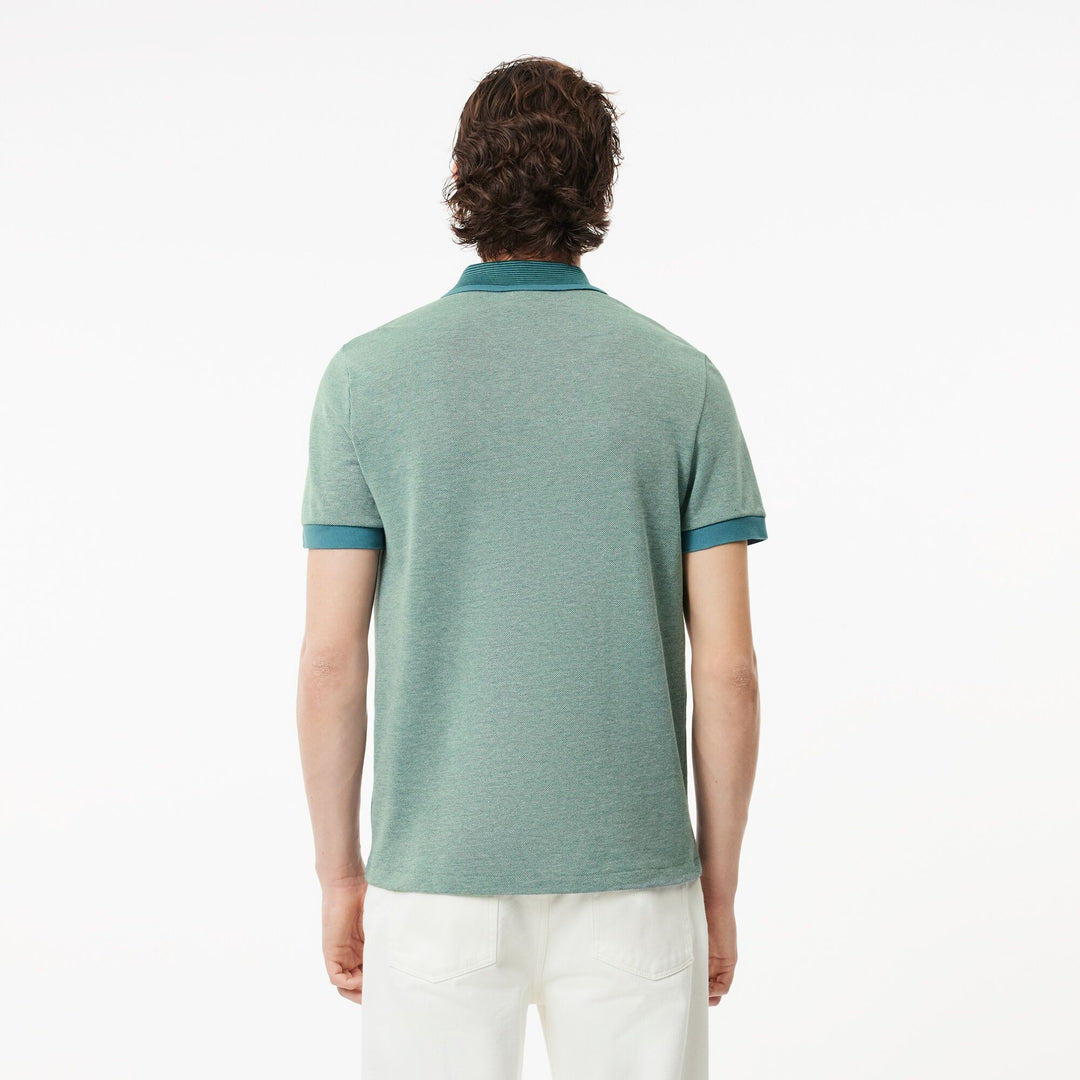 Regular Fit Contrast Caviar Texturized Pique Polo Shirt  - PH7359