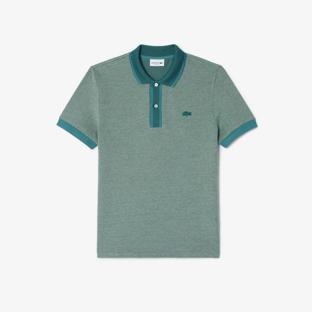 Regular Fit Contrast Caviar Texturized Pique Polo Shirt  - PH7359