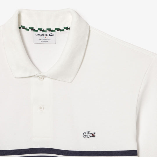 French Made Original L.12.12 Print Polo Shirt   - PH7430