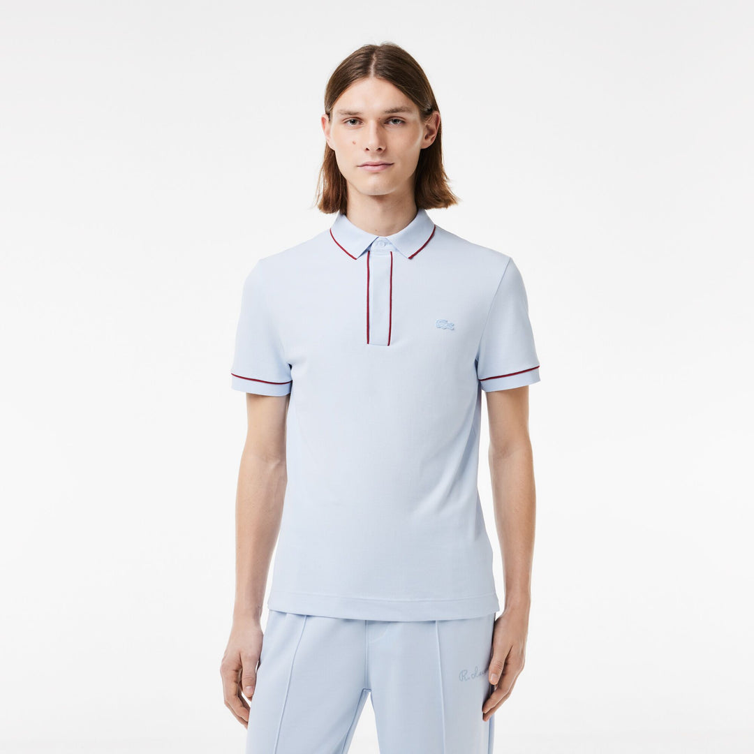 Smart Paris Stretch Cotton Contrast Trim Polo Shirt  - PH8184