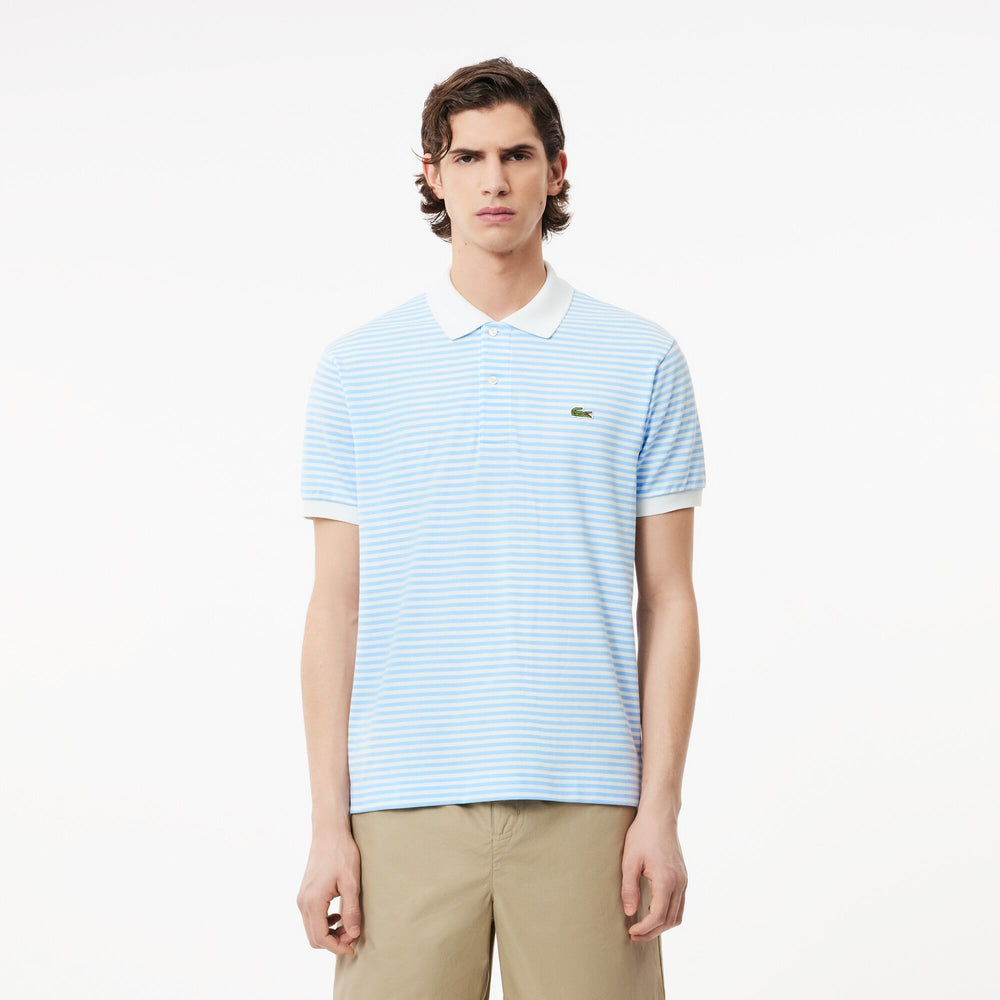 Original L.12.12 Striped Cotton Polo Shirt  - PH9753