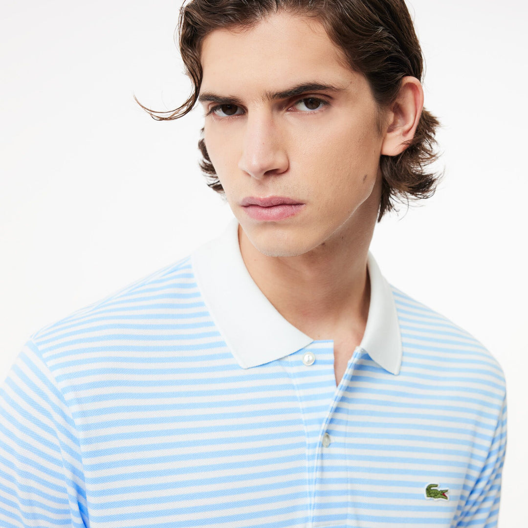 Original L.12.12 Striped Cotton Polo Shirt  - PH9753