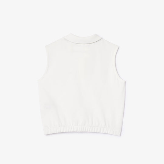 Girls’ Lacoste Cotton Pique Sleeveless Polo Shirt - PJ5262