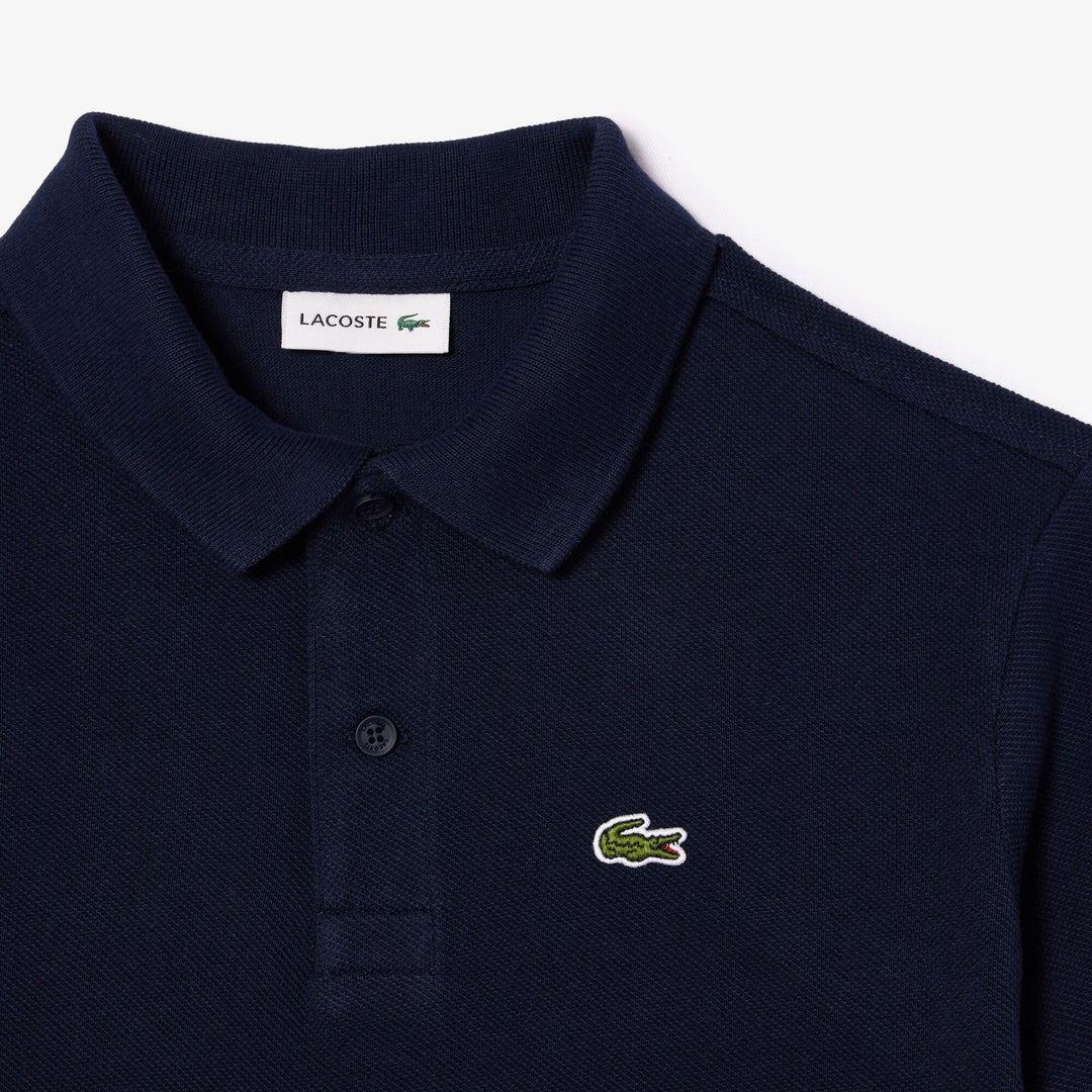 Kids’ Lacoste Organic Cotton Pique Colourblock Polo Shirt - PJ5294