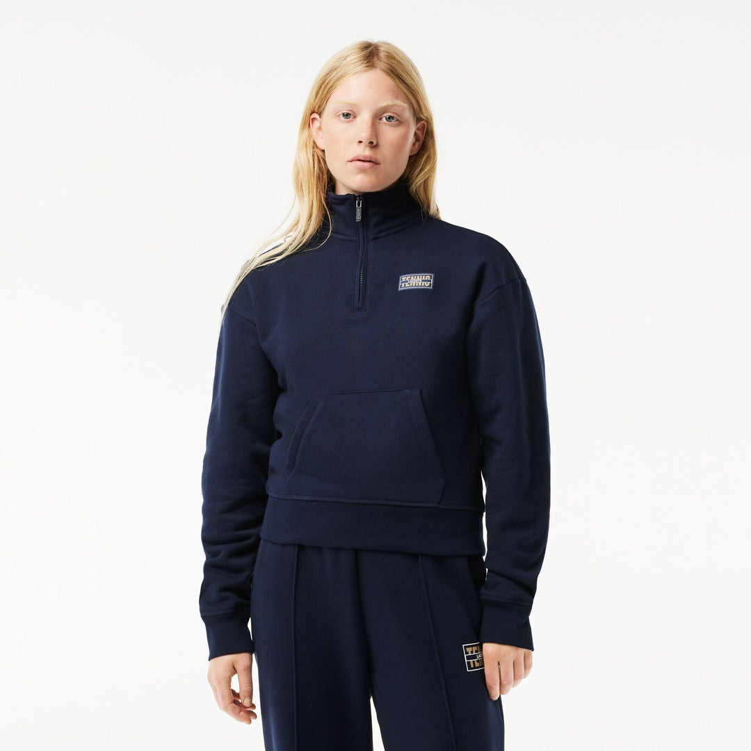 High Neck Zipped Fleece Sweatshirt  - SF2702