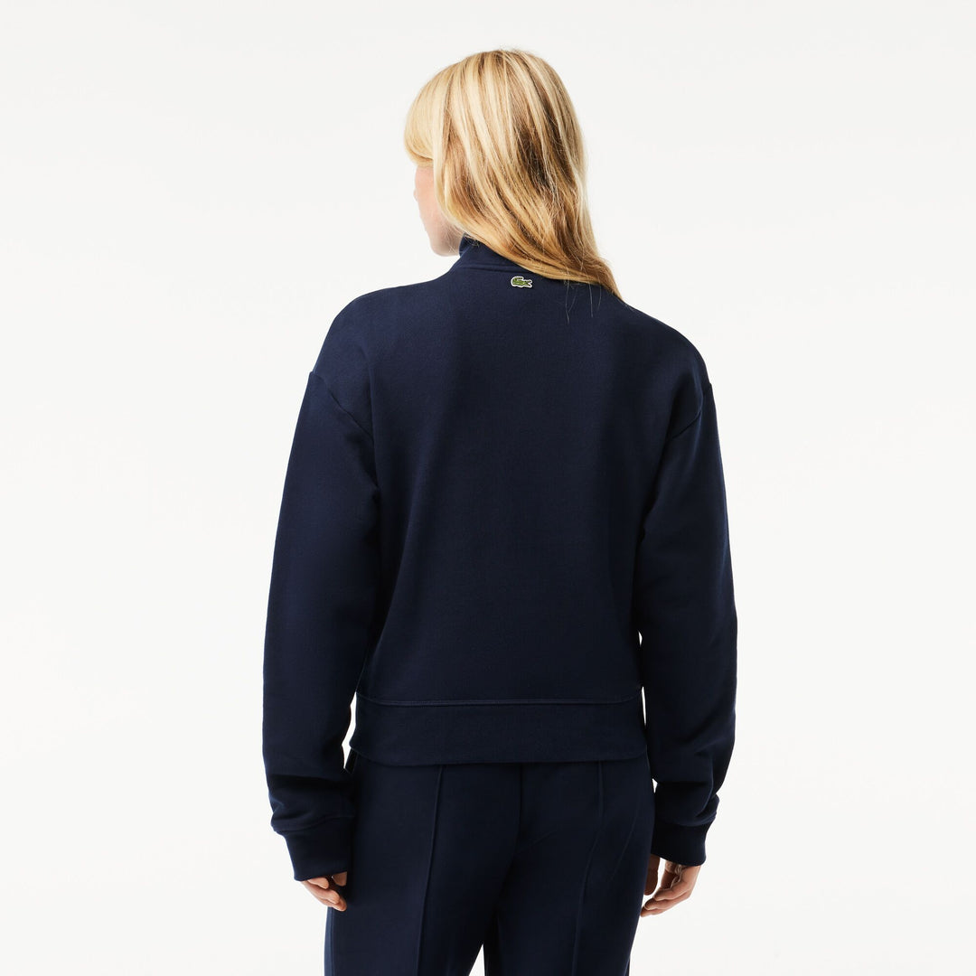 High Neck Zipped Fleece Sweatshirt  - SF2702