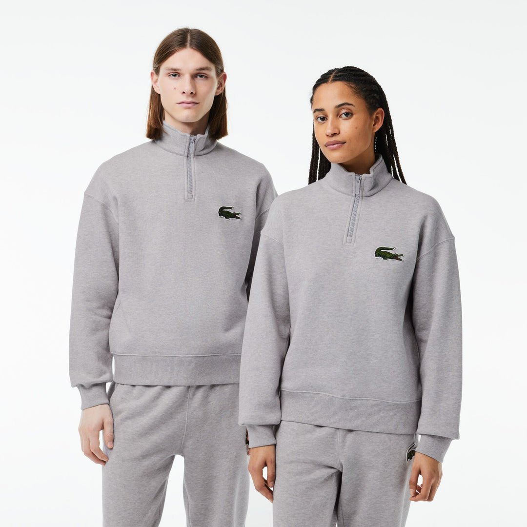 Unisex Zip High Neck Organic Cotton Jogger Sweatshirt - SH0069