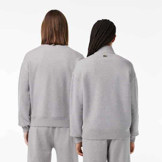 Unisex Zip High Neck Organic Cotton Jogger Sweatshirt - SH0069